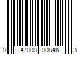 Barcode Image for UPC code 047000008483