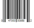 Barcode Image for UPC code 047000008582