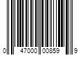 Barcode Image for UPC code 047000008599