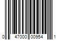 Barcode Image for UPC code 047000009541