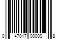 Barcode Image for UPC code 047017000098