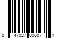 Barcode Image for UPC code 047027000071