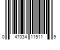 Barcode Image for UPC code 047034115119