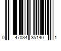 Barcode Image for UPC code 047034351401