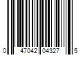 Barcode Image for UPC code 047042043275