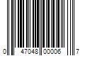 Barcode Image for UPC code 047048000067