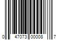 Barcode Image for UPC code 047073000087