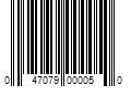 Barcode Image for UPC code 047079000050