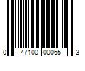 Barcode Image for UPC code 047100000653