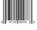 Barcode Image for UPC code 047100000783