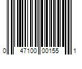 Barcode Image for UPC code 047100001551