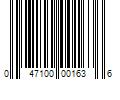 Barcode Image for UPC code 047100001636