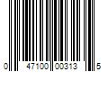 Barcode Image for UPC code 047100003135