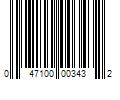 Barcode Image for UPC code 047100003432