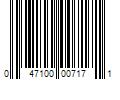 Barcode Image for UPC code 047100007171