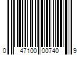 Barcode Image for UPC code 047100007409