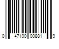 Barcode Image for UPC code 047100008819