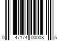 Barcode Image for UPC code 047174000085