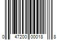 Barcode Image for UPC code 047200000188