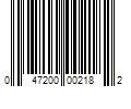 Barcode Image for UPC code 047200002182. Product Name: 