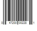 Barcode Image for UPC code 047200002281