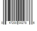 Barcode Image for UPC code 047200002786