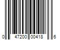 Barcode Image for UPC code 047200004186