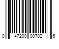 Barcode Image for UPC code 047200007026