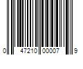 Barcode Image for UPC code 047210000079