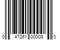 Barcode Image for UPC code 047261000080