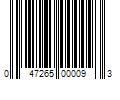 Barcode Image for UPC code 047265000093