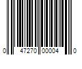 Barcode Image for UPC code 047270000040