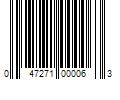 Barcode Image for UPC code 047271000063