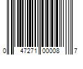 Barcode Image for UPC code 047271000087