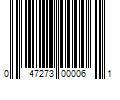 Barcode Image for UPC code 047273000061