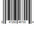 Barcode Image for UPC code 047293467004