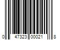 Barcode Image for UPC code 047323000218