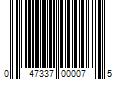 Barcode Image for UPC code 047337000075