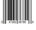 Barcode Image for UPC code 047362367556