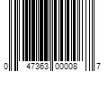 Barcode Image for UPC code 047363000087