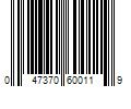 Barcode Image for UPC code 047370600119