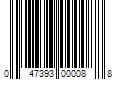 Barcode Image for UPC code 047393000088