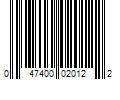 Barcode Image for UPC code 047400020122