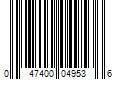 Barcode Image for UPC code 047400049536