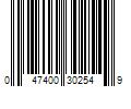 Barcode Image for UPC code 047400302549