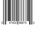 Barcode Image for UPC code 047400666740