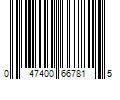 Barcode Image for UPC code 047400667815