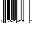 Barcode Image for UPC code 047400672277