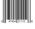 Barcode Image for UPC code 047404211106