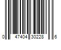 Barcode Image for UPC code 047404302286